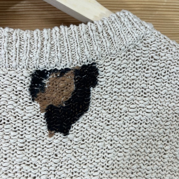 Foxcroft Nikita Cardigan Sweater Medium Leopard Beige Black 100% Cotton NWT - Picture 11 of 16